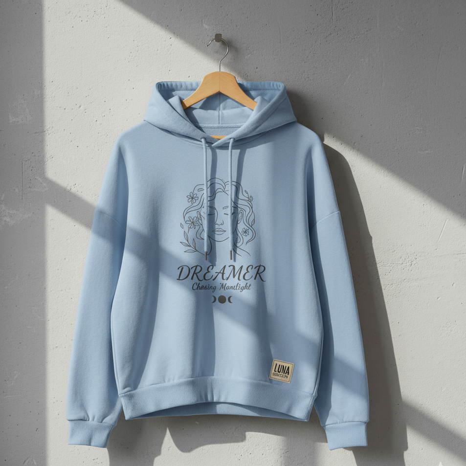 "Dreamer" Celestial Hoodie - Women's Aesthetic